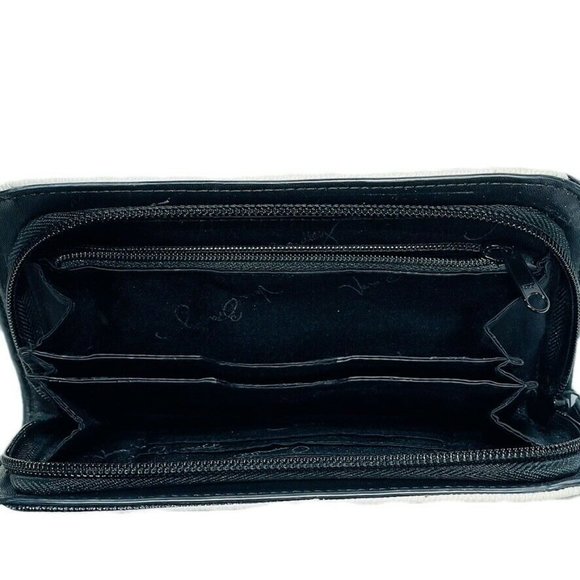 Vera Bradley Leather Accordion Wristlet Wallet Multi-Color Striped - Picture 6 of 7